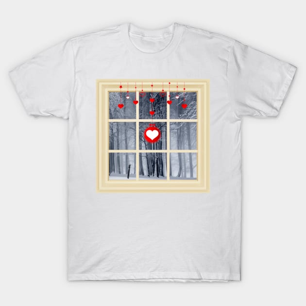 Cozy Window T-Shirt by MAMMAJAMMA